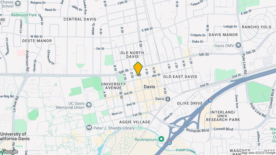 401 E St Mapa y Detalles de la Ubicación