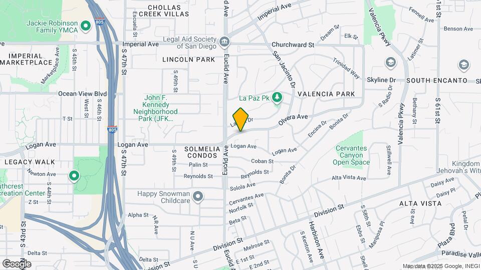 5171 Olvera Ave Map and Location Details