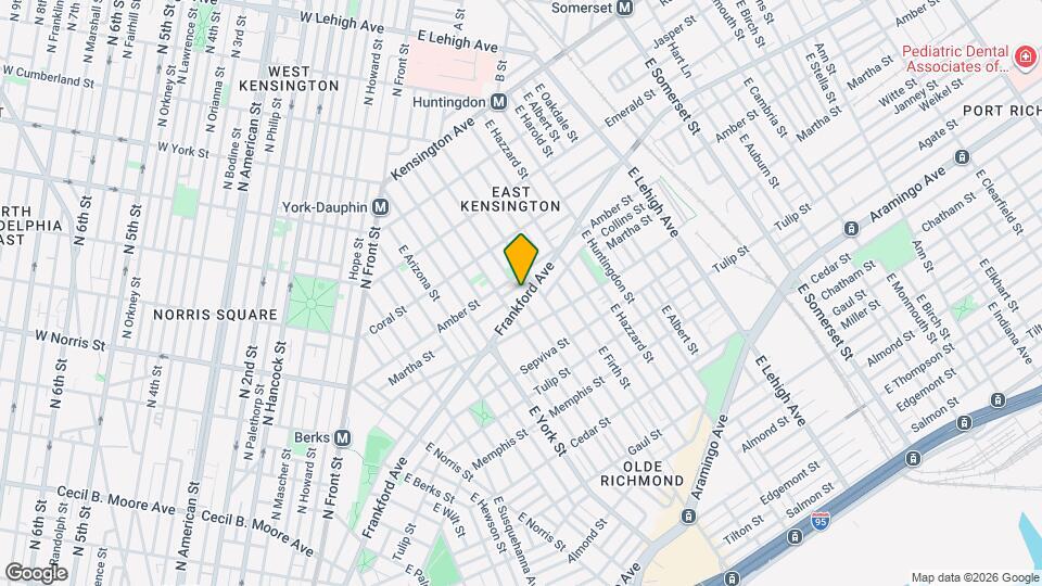 2464 Frankford Ave Map and Location Details