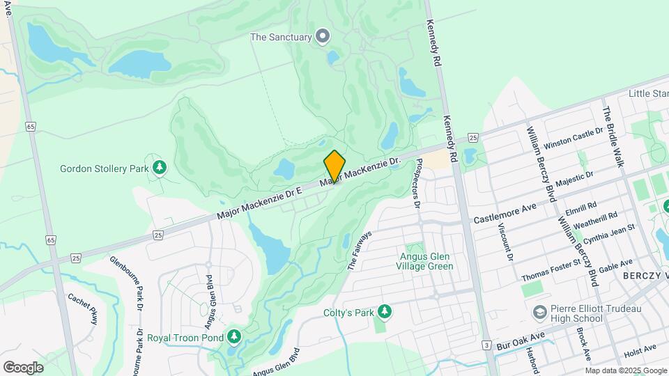 4289 Major MacKenzie Dr. Map and Location Details