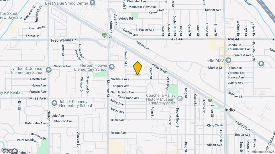 82294 Valencia Ave Map and Location Details