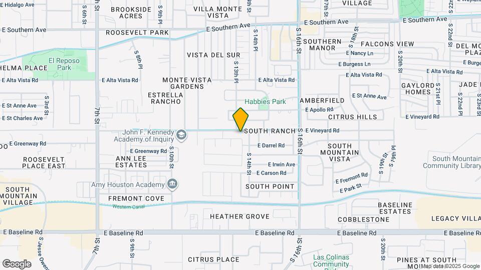 1346 E Glass Ln Map and Location Details
