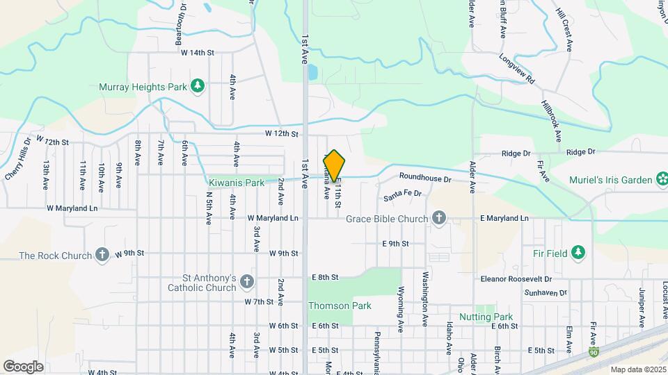 1045 Montana Ave Map and Location Details