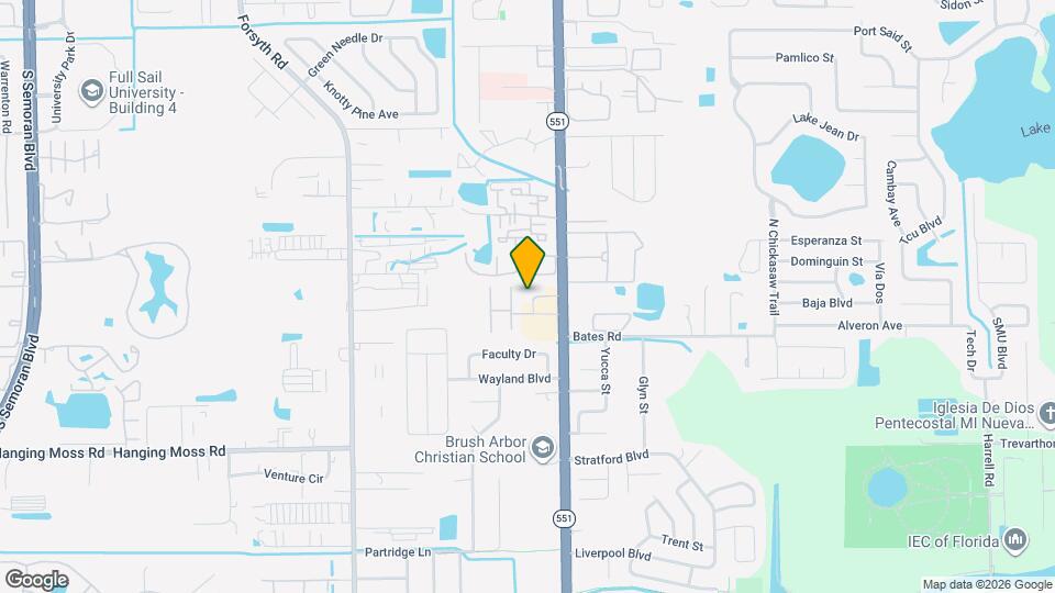 7425 Daniel Webster Dr Map and Location Details