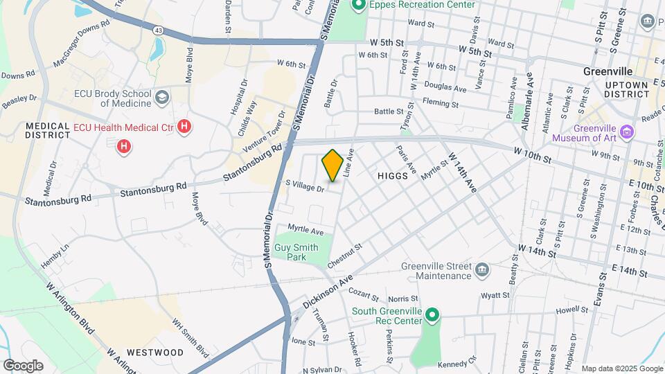 400 Arbor St Map and Location Details