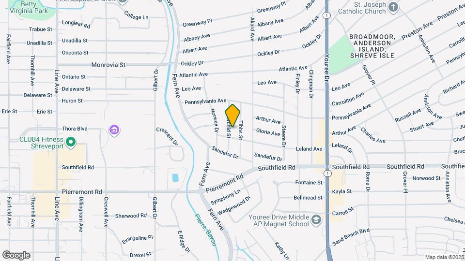 4511 Orchid St Mapa y Detalles de la Ubicación