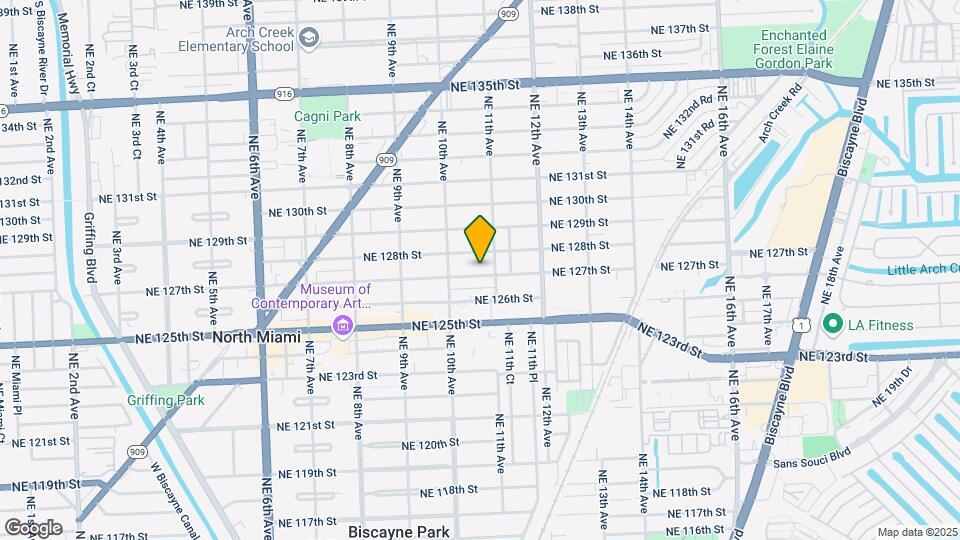 1067 NE 127th St Map and Location Details