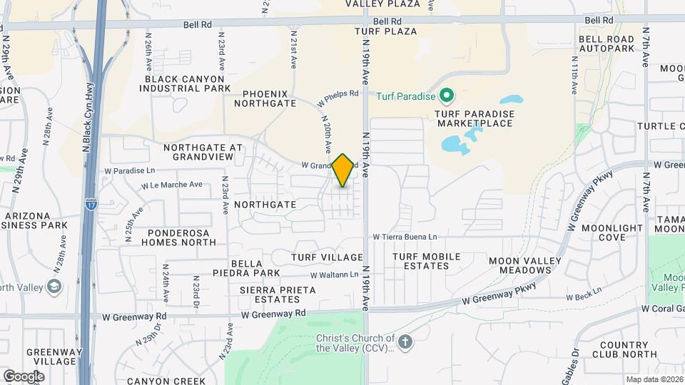 1940 W Faria Ln Map and Location Details