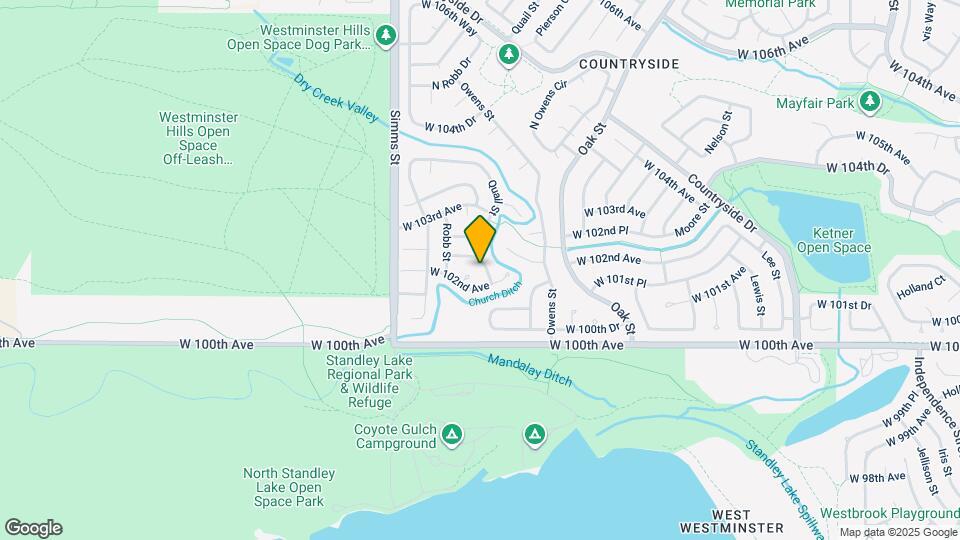 11242 W 102nd Dr Map and Location Details