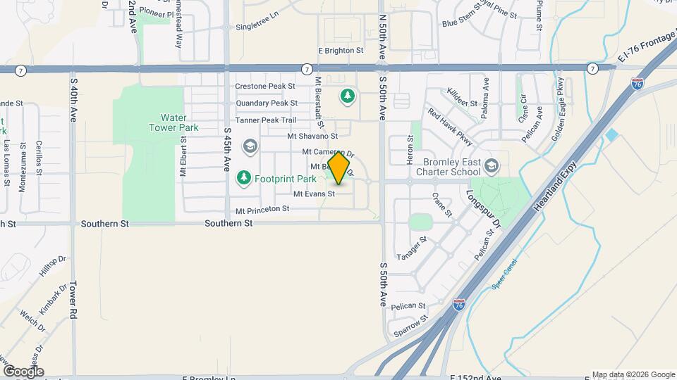 4845 Mt Evans St Map and Location Details
