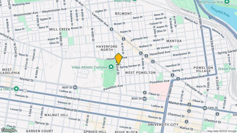 4129 Spring Garden St Map and Location Details