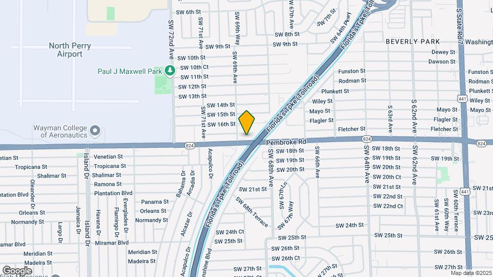 6841 Pembroke Rd Mapa y Detalles de la Ubicación