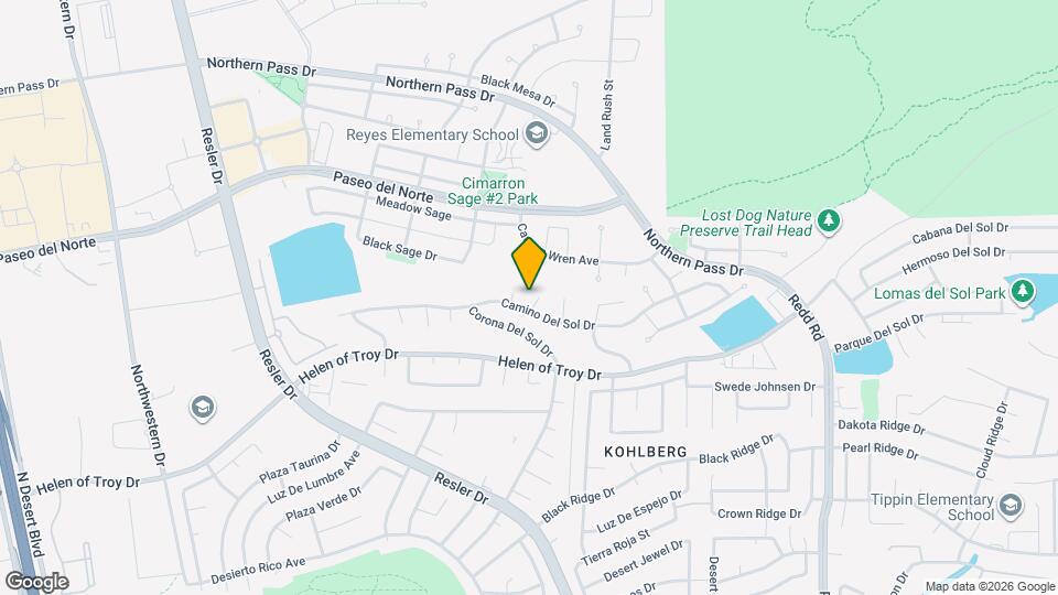 1627 Quinta Del Sol Ct Map and Location Details