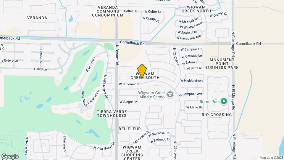 12937 W Highland Ave Map and Location Details