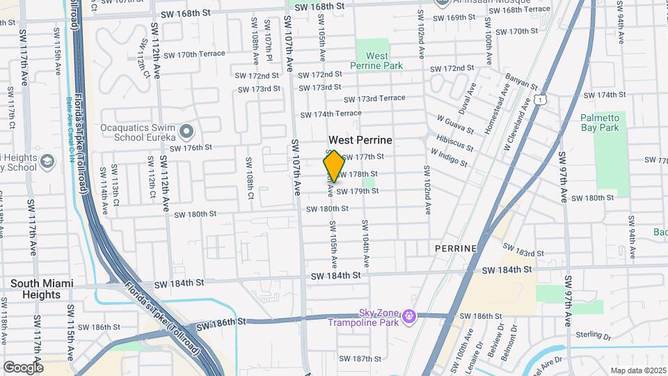 17855 SW 105th Ave Map and Location Details