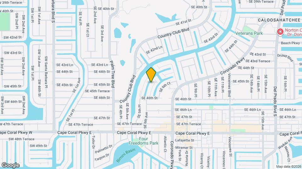 4520 SE 6th Pl Map and Location Details