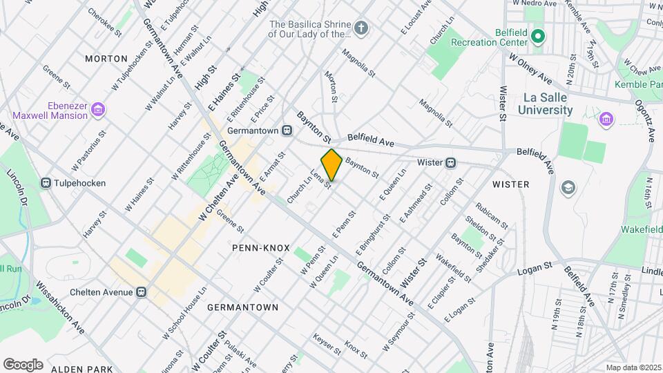 103 E Coulter St Map and Location Details