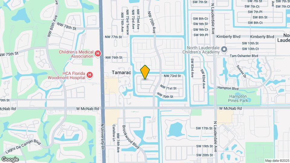 7112 NW 72nd St Map and Location Details