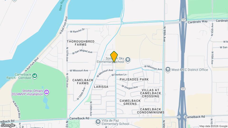 5521 N 103rd Dr Mapa y Detalles de la Ubicación