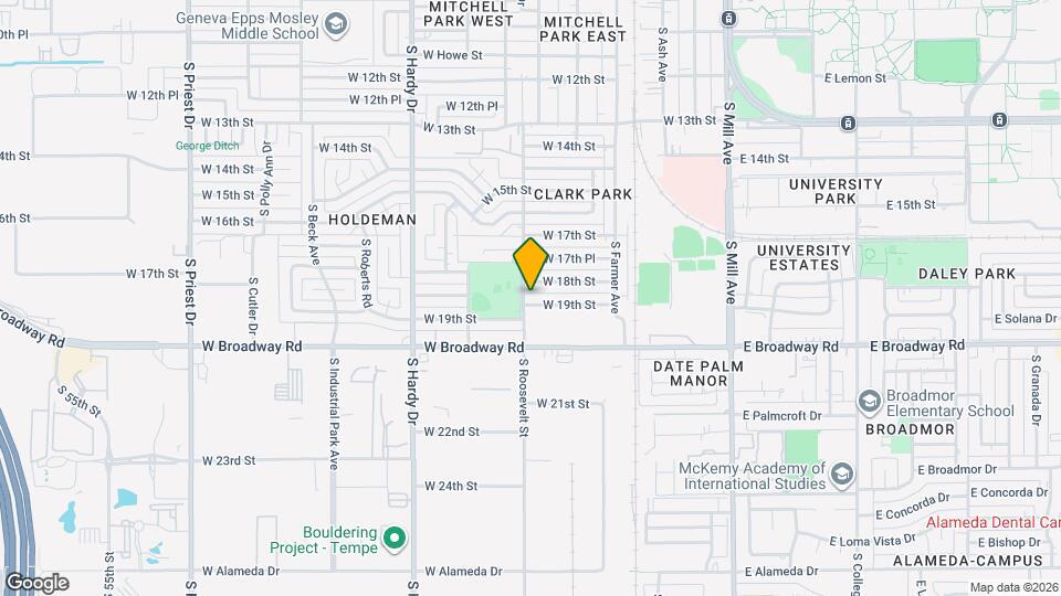 554 W 19th St Map and Location Details