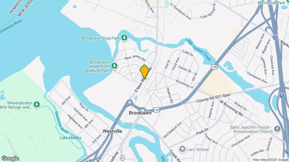 108 S New Broadway Map and Location Details