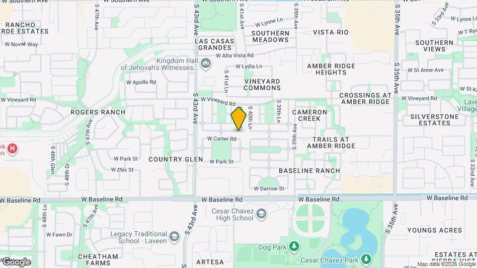 4113 W Irwin Ave Map and Location Details