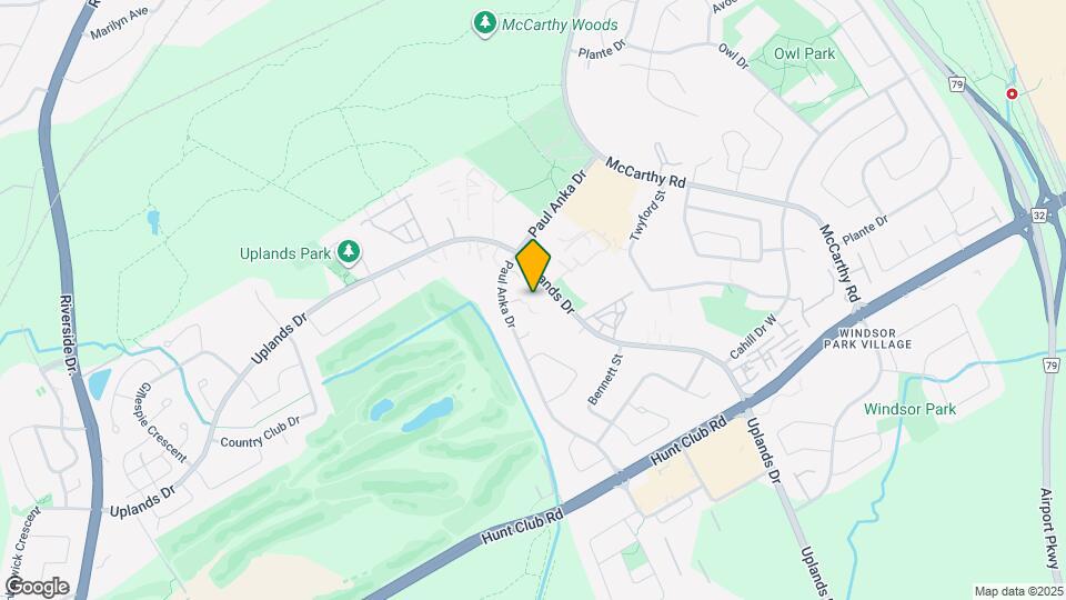 3344 Uplands Dr Map and Location Details