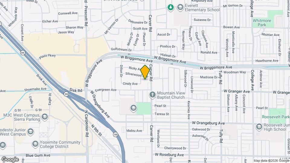 1709 Carver Ct, Unit Unit 3 Map and Location Details