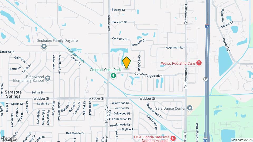 5417 Colonial Oaks Blvd Map and Location Details
