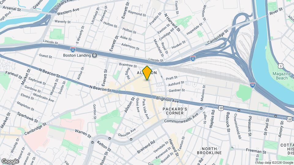Allston Post Map and Location Details