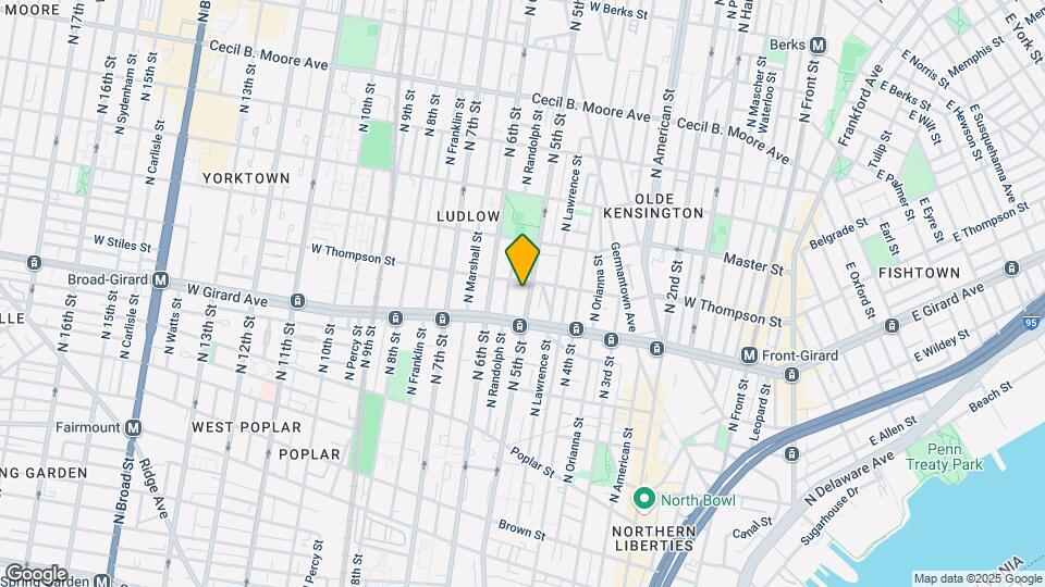1228 N 5th St, Unit 2 Bedroom Map and Location Details