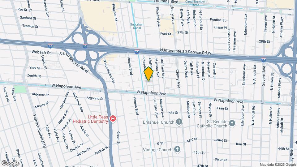 2213 Pasadena Ave Map and Location Details