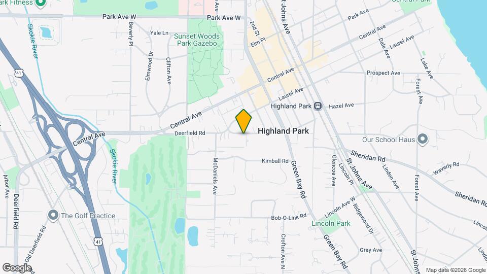 830 Deerfield Rd Map and Location Details