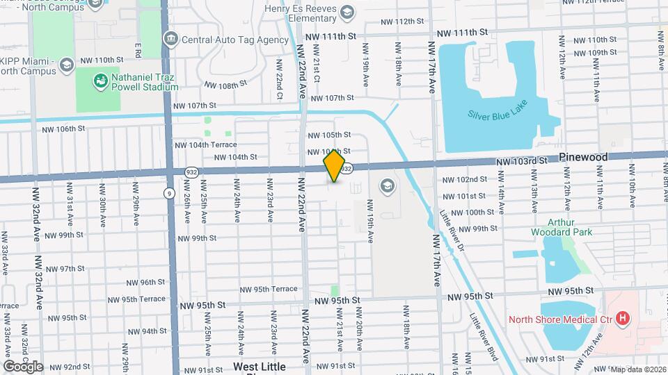2100 NW 102nd St Mapa y Detalles de la Ubicación