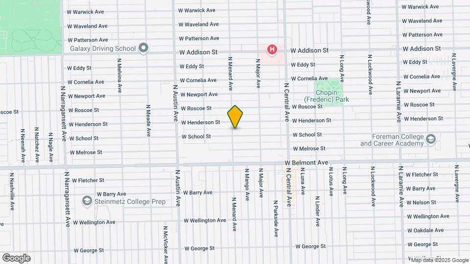 3305 N Menard Ave Map and Location Details