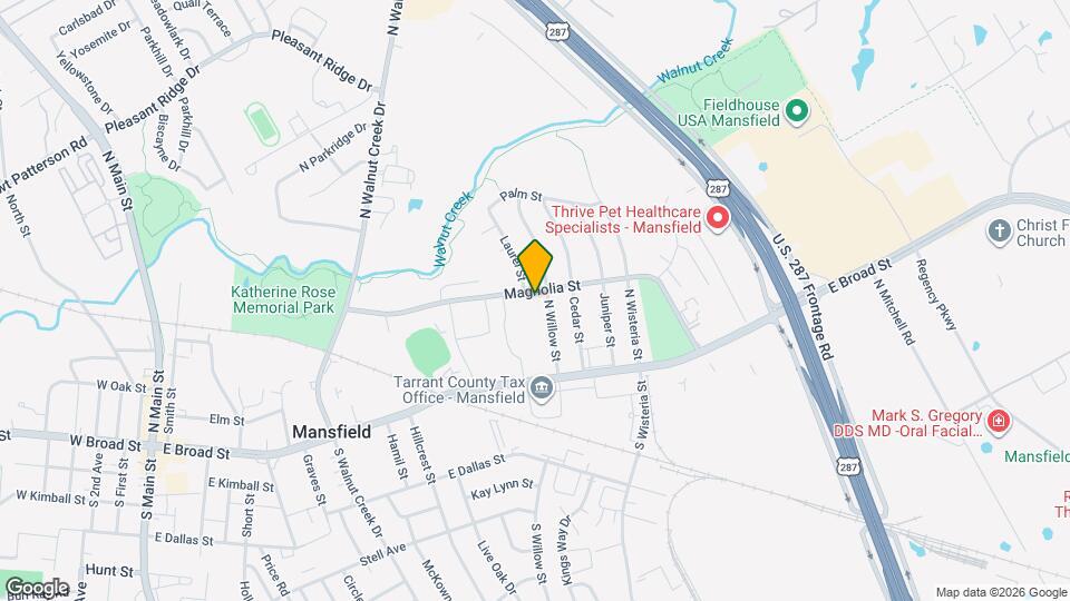 1104 Magnolia St Map and Location Details