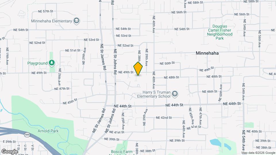 4803 NE 37th Ct Map and Location Details