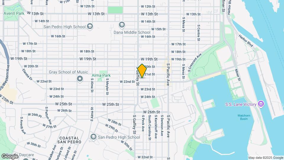 674 W 22nd St Map and Location Details