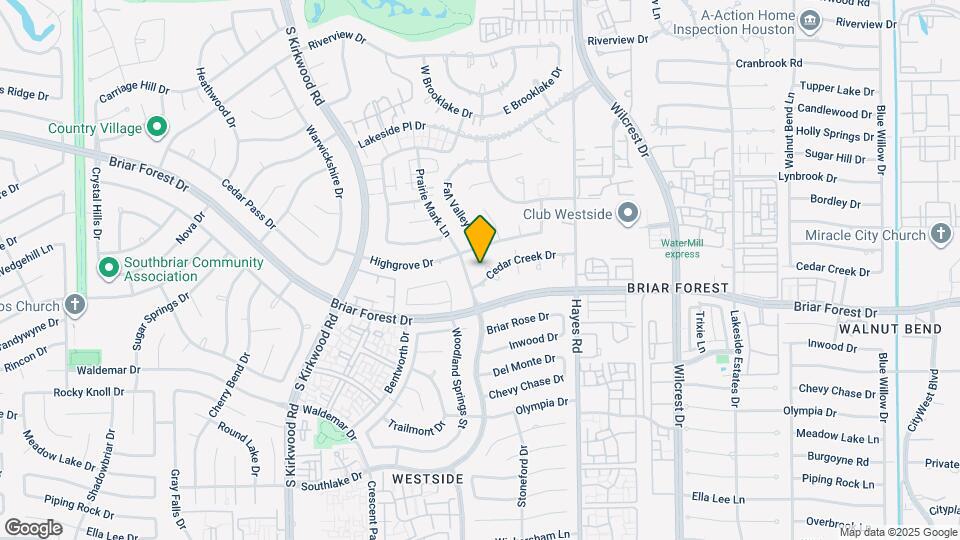 1706 Cedar Creek Ct Map and Location Details