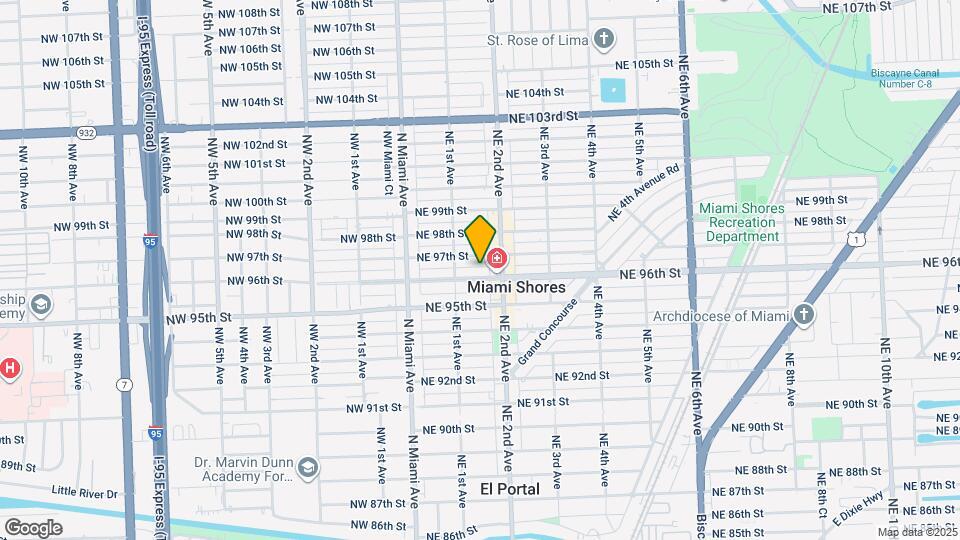 139 NE 96th St Map and Location Details