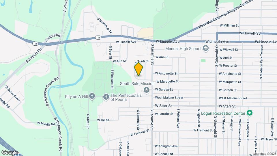 1028 S Tonti Cir Map and Location Details