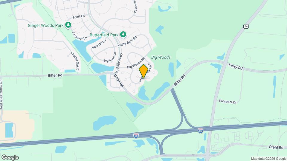 2661 Prairieview Ln S Map and Location Details