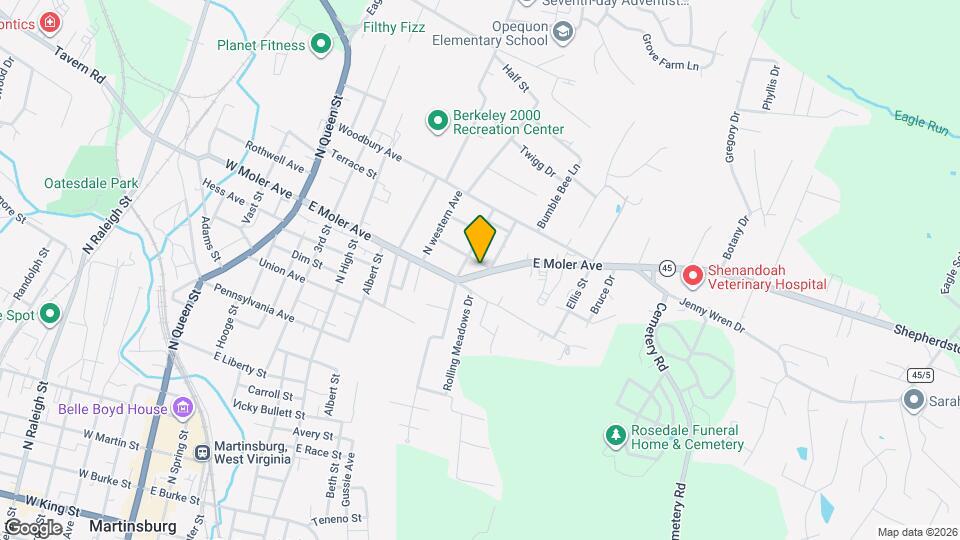 713 E Moler Ave Mapa y Detalles de la Ubicación