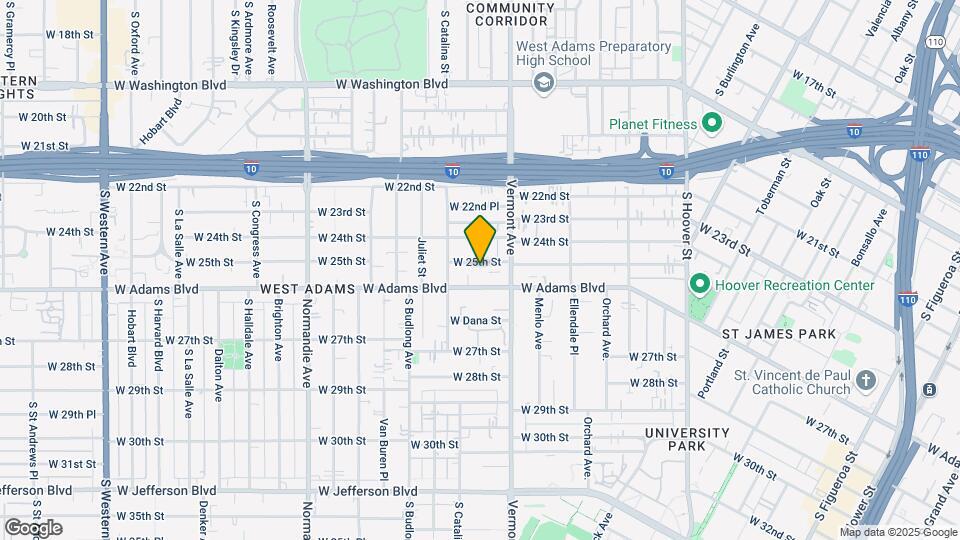 1438-1444 W 25th St Map and Location Details