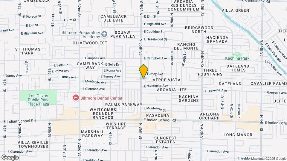 4343-4347 N 36th St Mapa y Detalles de la Ubicación