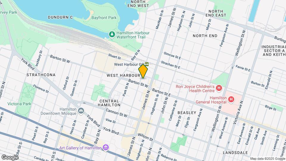 256 Macnab St N Map and Location Details