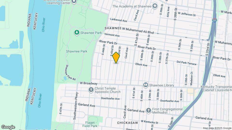 656 S 42nd St Map and Location Details