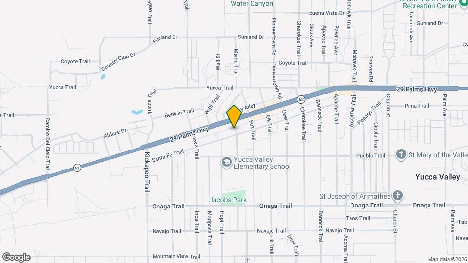 7420 Geronimo Trail Map and Location Details