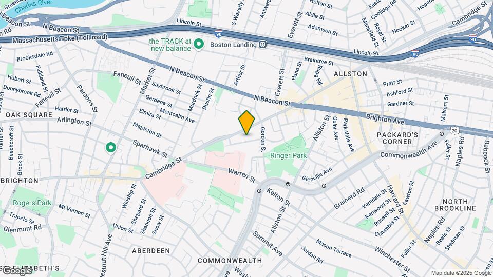 27 Ridgemont St, Unit 2 Map and Location Details