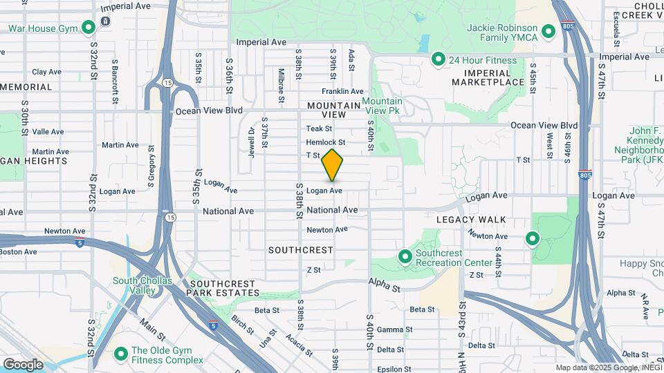 3890-3896 Logan Ave Mapa y Detalles de la Ubicación
